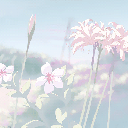 flowers anime and nature image team anime gifs medium