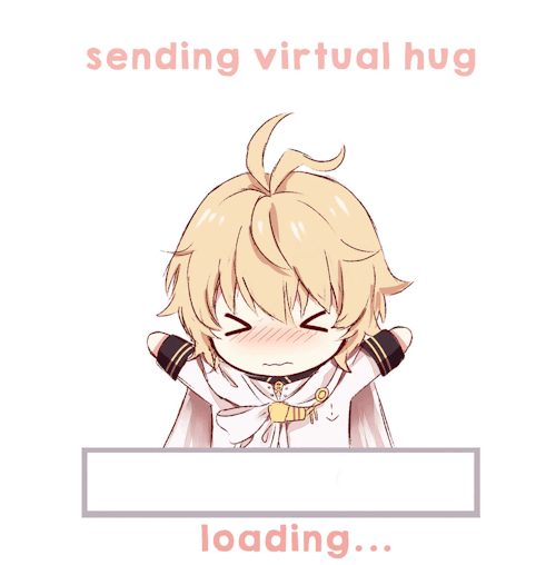 resultado de imagem para sending virtual hug otaku chibi medium