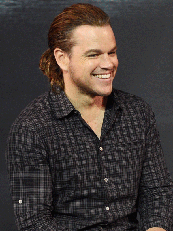 matt damon has a ponytail time to devote your afternoon to watching medium
