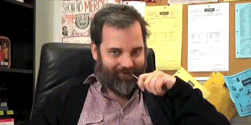 thirsty dan harmon gif find share on giphy medium