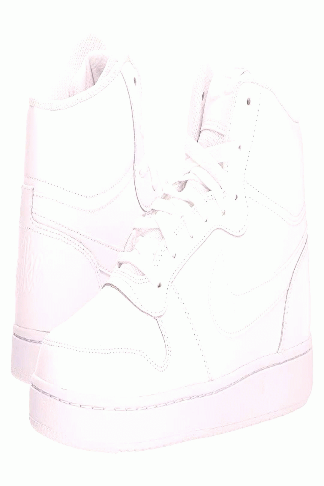 nike ebernon mid whitewhite mens classic shoes bring some retro heat to your game with the nik gif basketball medium