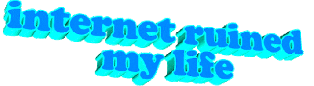 ruining internet ruined my life sticker by animatedtext medium
