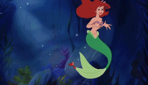 little mermaid bubbles gif find share on giphy medium