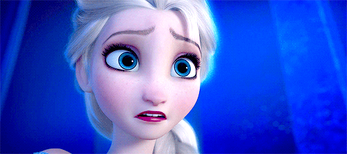 scared queen elsa gif find share on giphy medium