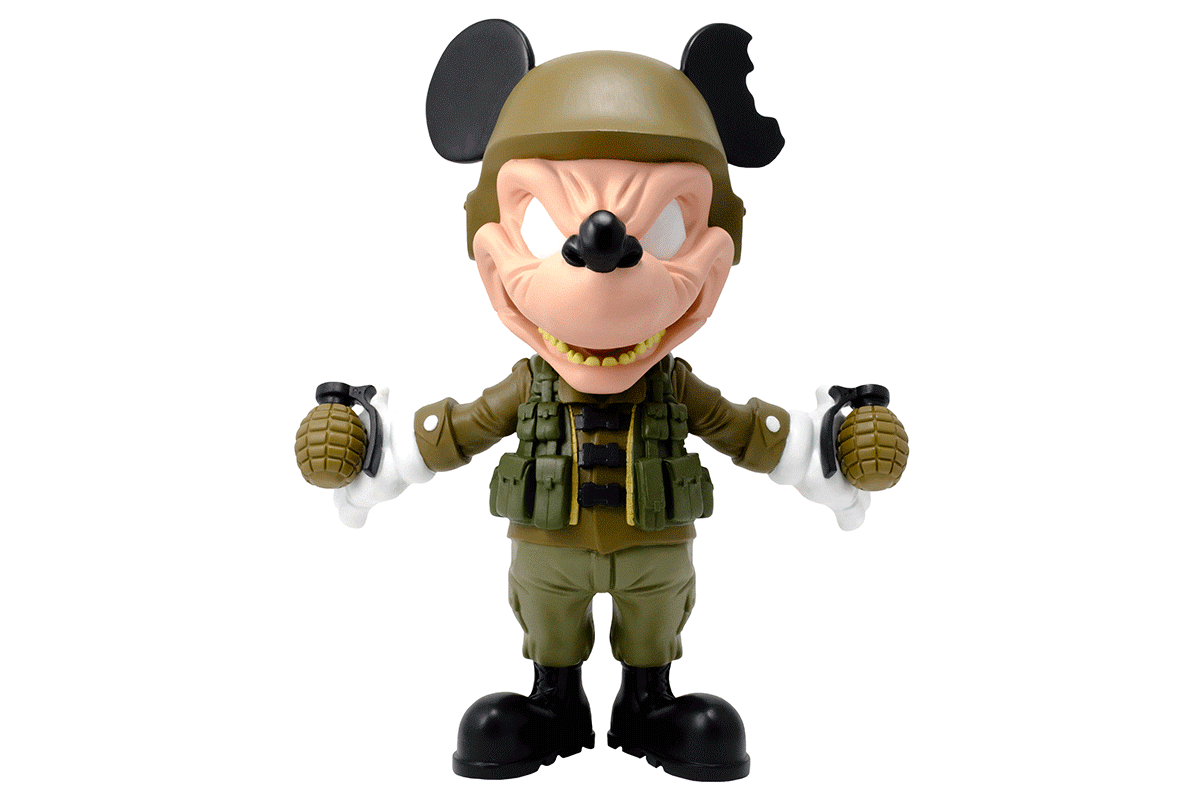 the blot says war mouse vinyl figure by clogtwo x mighty will smith suicide squad medium