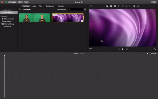 video tutorial using the green screen effect in imovie cosmic medium