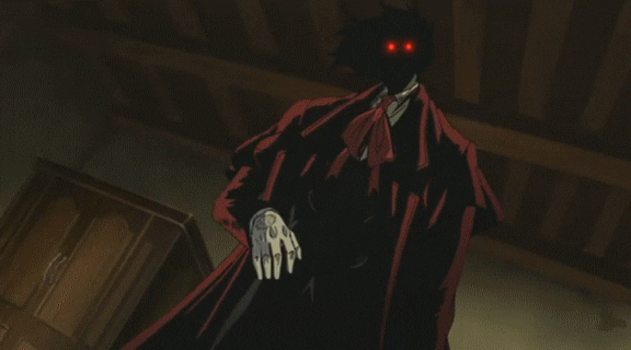 hellsing ultimate horror gif find share on giphy medium