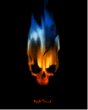 animated blue flame blue flame skull picture the greatest skulls medium