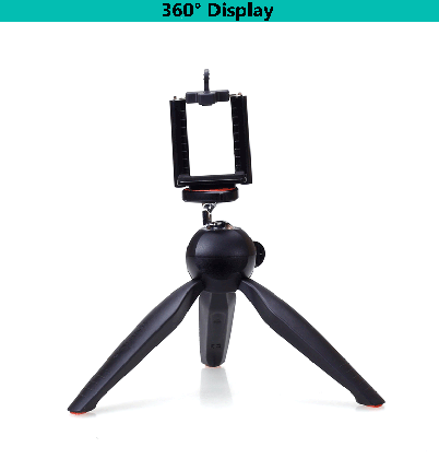 yunteng yt 228 mini tripod flexible portable stand phone holder for medium