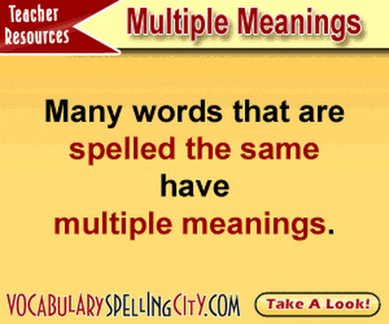 pin by vocabularyspellingcity on multiple meaning words pinterest medium