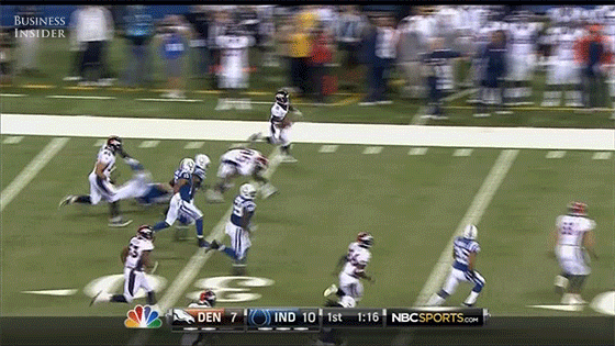 gif colts kicker delivered one of the biggest hits of the weekend medium