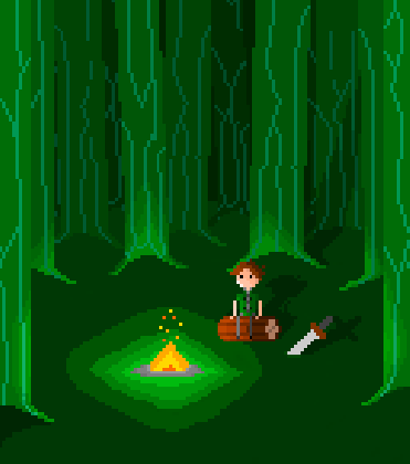 pixel forest animated by barnabee9724 on newgrounds medium