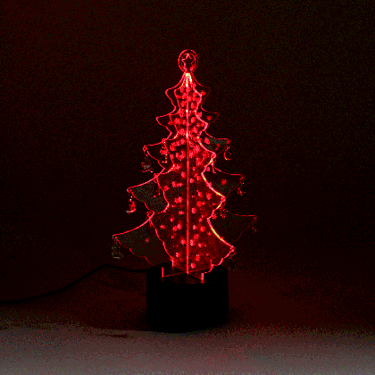 deal christmas decorations lamp 7 colors 12 pcs metal animated tree lights medium