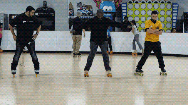 roller figure skating is a thing in n j and it s really hard trust us we tried nj com pair medium