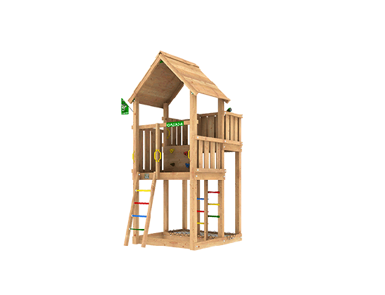 wooden playground equipment for your garden jungle gym medium