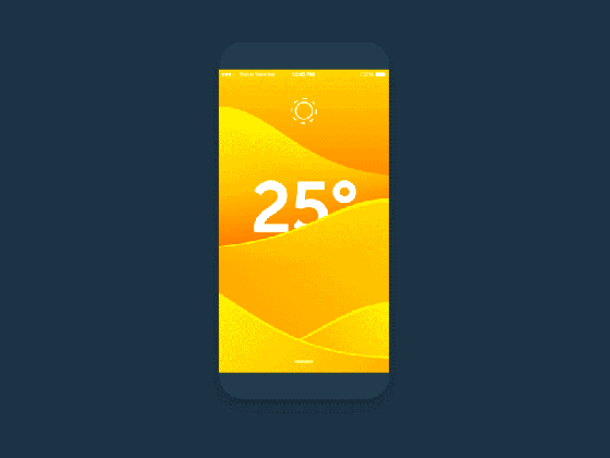ui animation wave weather mobile and watch app by andrii bondar medium