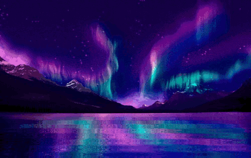 northern lights aurora borealis calm gif on gifer by medium
