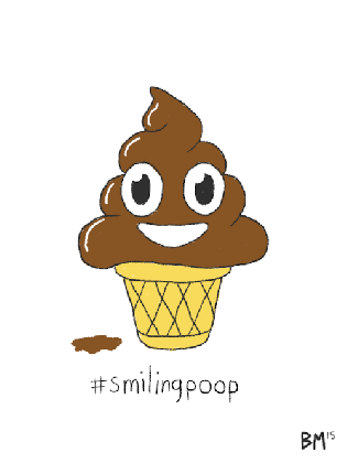smiling poop emoji tumblr medium
