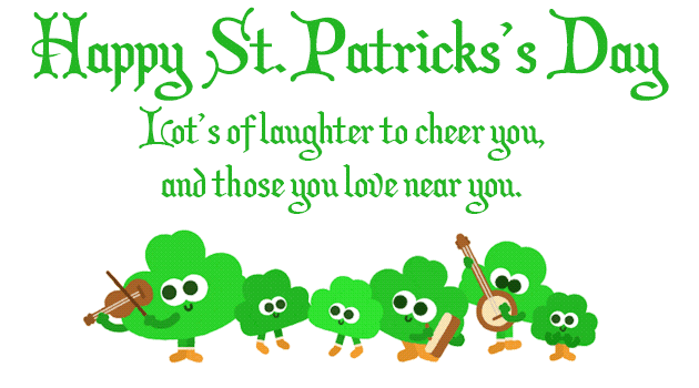 image happy st patrick day greetings clover gif new gif the medium
