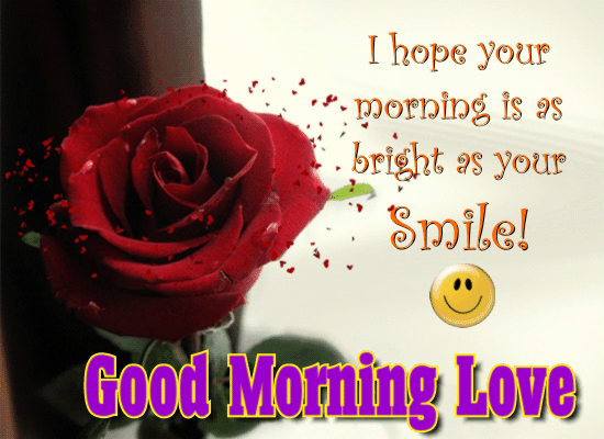 a romantic morning card for your love free good morning ecards medium
