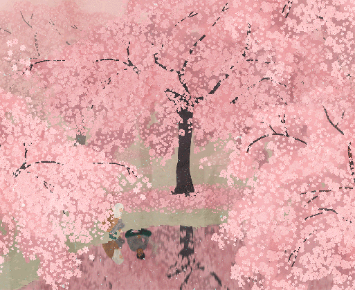 a forest tumblr blog gallery tree anime moon gif medium