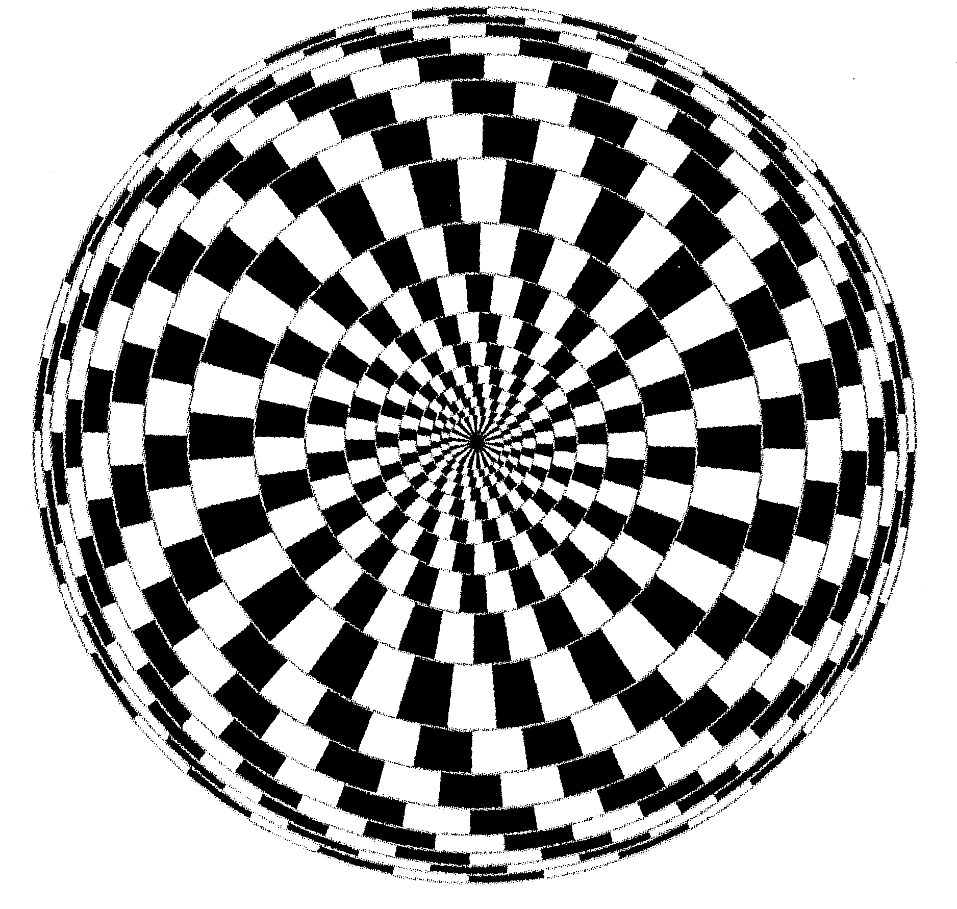 this appears to be a spiral but it is really a seriesof wow medium
