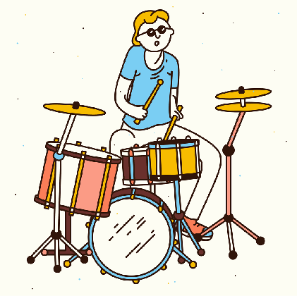 player drums gif by aiste papartyte find share on giphy medium