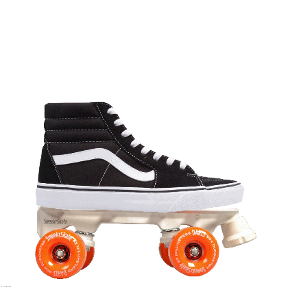 sneekrskate deine sneaker auf einer rollerskate plate mit pair skating medium