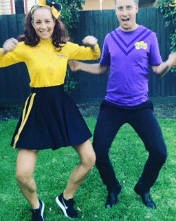 the project s carrie bickmore dresses up as yellow wiggle daily medium