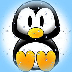 penguin glitter gif picgifs com medium