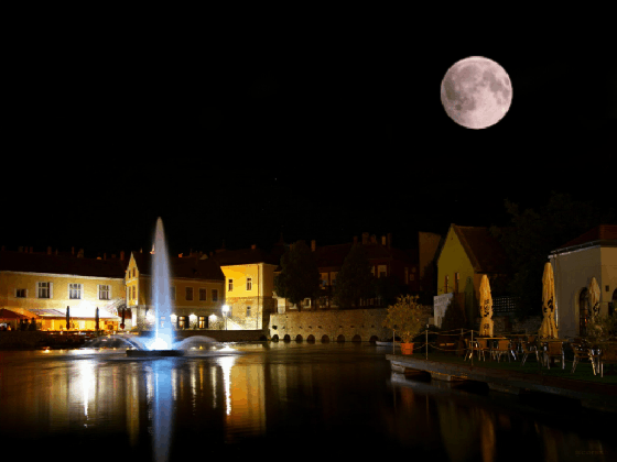 lunar lake night hungary tapolca gif by kriszti n full moon medium