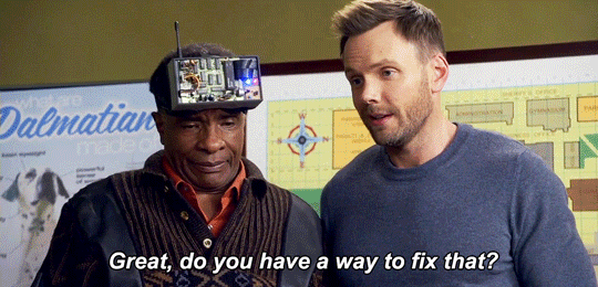 joel mchale community gif find share on giphy medium