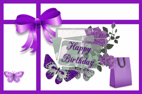 happy birthday with purple gift bag free birthday gifts ecards medium