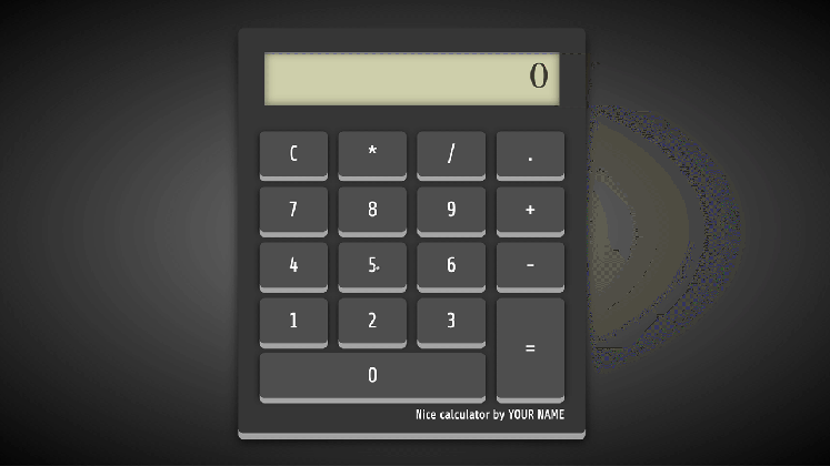 create a hand made calculator with html css and javascript kalob taulien skillshare numbers clip art medium