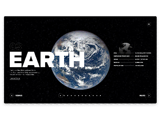 earth website concept by jeffrey danese on dribbble wallpaper medium