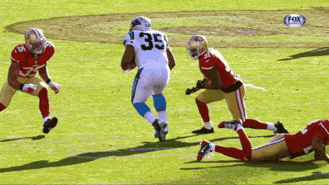 eric reid sustains a concussion after this huge hit gif sports medium