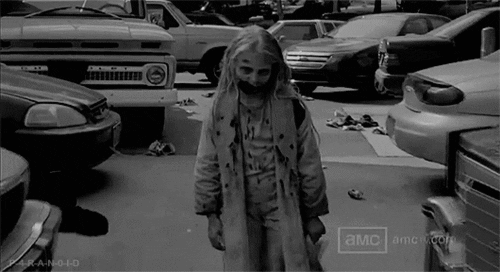 the walking dead girl gif find share on giphy medium
