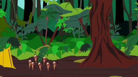 forest danger gif by south park find share on giphy medium