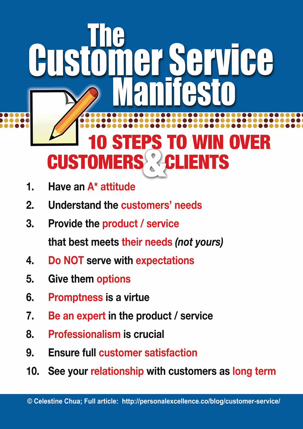 the customer service manifesto office ideas pinterest customer medium