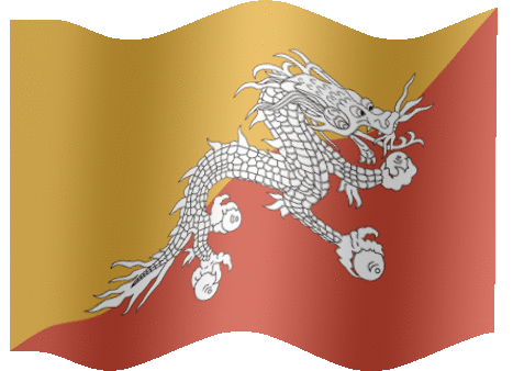 animated bhutan flag country flag of abflags com gif clif art medium