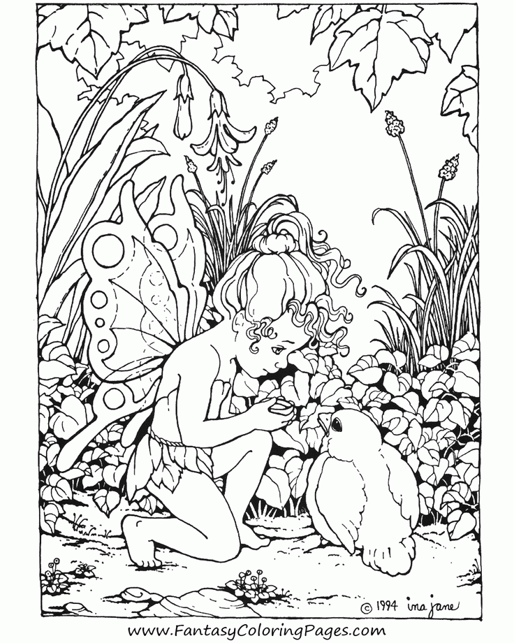 9 pics of woodland fairies coloring pages adult fairies coloring medium