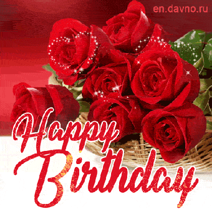 sparkling bouquet of red roses card 449 category birthday cards medium