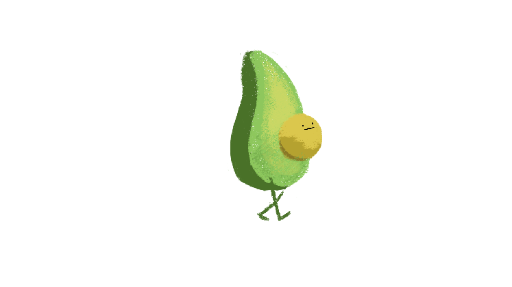 avocado gif tumblr medium