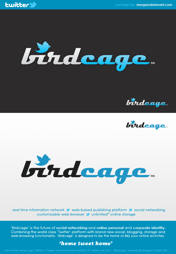 birdcage by twitter logo medium