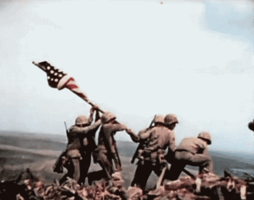 soldiers gif flag soldiers america discover share gifs medium