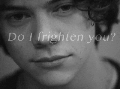do i frighten you harry styles gif find share on giphy medium