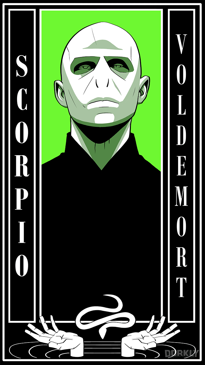 scorpio lord voldemort harry potter characters as the 12 zodiac medium