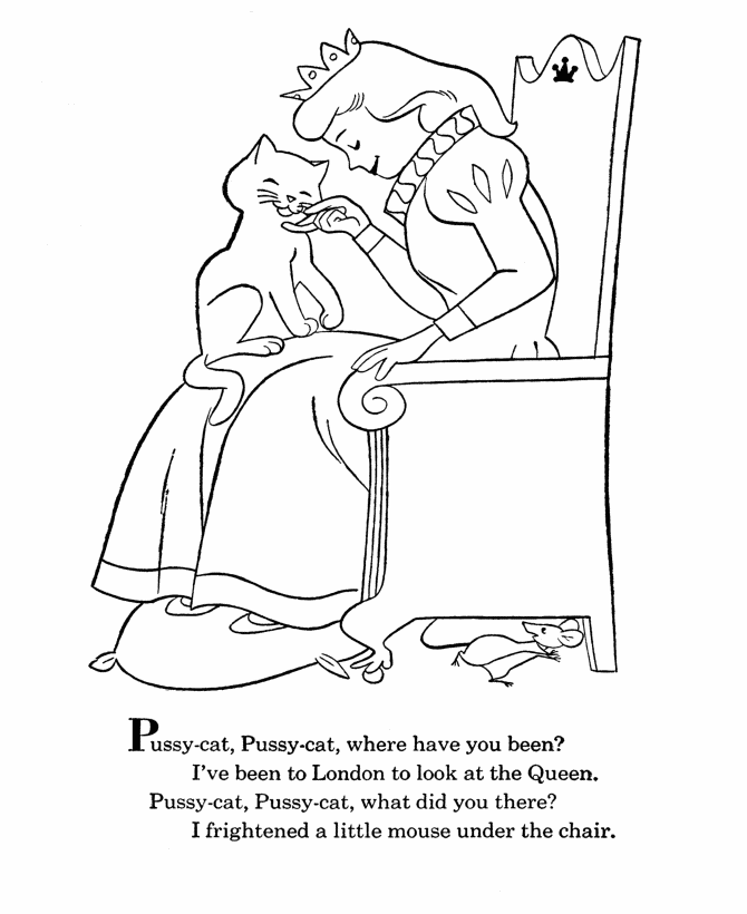 mother goose coloring pages home nursery rhymes mother small