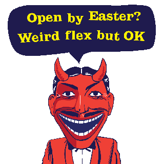 devil easter sticker by into act on for ios android giphy