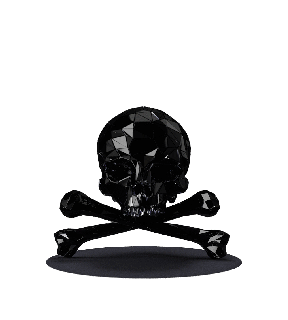 bonesmen gifs find share on giphy black and white skull crossbones small